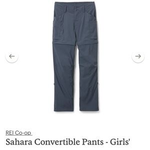 Sahara girls convertible pants REI